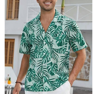 Camisas de Playa Cómodas para Hombre, Tela Fresca y Transpirable, Corte Relajado, Ideal para Fiestas en la Playa y Días de Playa - Product Image 2
