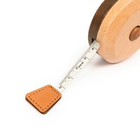 Accessoires de papeterie en bois, mètre à ruban rond, 2.4 M, [1.5]