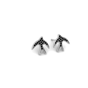 Cautivadores Pendientes Geométricos Solitarios con Baño de Oro en Plata Pura 925, Accesorios Femeninos de Lujo, Encantador Regalo para Recepciones - Product Image 1