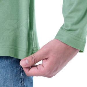 Camisetas de Manga Larga Lisas para Uso Diario, Transpirables, con Logotipo Personalizado - Product Image 6