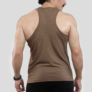 Débardeurs de sport d'été pour hommes, très demandés - Écologiques, séchage rapide, respirants, couleur et taille personnalisables, vêtements de fitness de haute qualité - Product Image 4