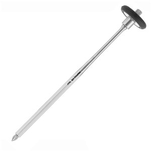 Marteau de réflexes neurologiques de diagnostic manuel, tête en caoutchouc, manche en acier inoxydable, CE, marteau de percussion Babinsky 40 mm 22,0 cm - Product Image 1