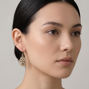 Pendientes Colgantes de Ágata Musgosa Natural con Filigrana Chapada en Oro, Gema de Pera, Joyería Boho Vintage, Regalo para Mujer, Fiesta - Product Image 6
