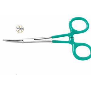 เครื่องมือห้ามเลือดแบบโค้ง 6 30 นิ้ว ทำจากเหล็กกล้าไร้สนิม ด้ามจับเคลือบไวนิล หมายเลขชิ้นส่วน 38PH - Product Image 1