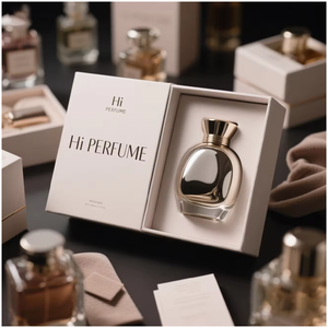 Boîte à parfum rigide écologique recyclée avec laminage mat personnalisé, fermeture magnétique et taille adaptable - Product Image 6