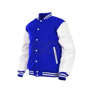 LOGRO Veste de baseball Letterman Varsity personnalisée pour hommes de haute qualité avec manches en cuir brodées en chenille - Product Image 1
