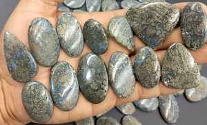 Cabochon di <span class=keywords><strong>Marcasite</strong></span> Naturale all'Ingrosso, <span class=keywords><strong>Pietra</strong></span> di <span class=keywords><strong>Marcasite</strong></span> Sfusa per Creazione di Gioielli, Gemma Lucidata di Alta Qualità - Product Image 5