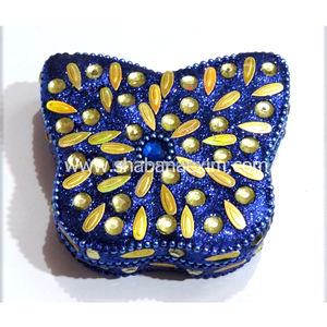 Caja de Joyería con Forma Personalizada, Ligera y Portátil, Caja de Regalo con Forma de Mariposa, Artesanía con Cuentas, Caja de Recuerdo - Product Image 1