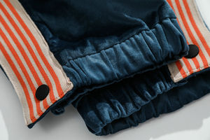 Pantalon de jogging cargo en velours pour homme, style automne, rayé, avec cordon de serrage, grande taille, décontracté, respirant, écoresponsable - Product Image 6