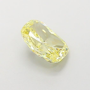 Diamant de laboratoire jaune intense de luxe, taille coussin, 1,09 carat, VS1, excellente qualité, pierre précieuse certifiée. - Product Image 2