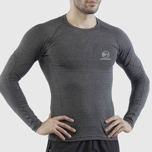 Chemises de compression pour hommes de haute qualité, faible MOQ, logo personnalisé imprimé, coupe ajustée, meilleur prix. - Product Image 3