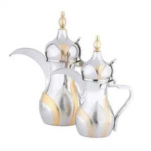 Luxury Black and Gold Arabic Coffee Pot Dallah Traditional Calligraphy Design Insulated Beverage Server for Middle East Tablewar - Product Image 3