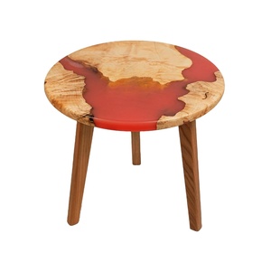 Design <b>Epoxy</b> <b>Resin</b> Dining <b>Table</b> Set for Family Gatherings & Memorable round TraditionalHome Meals on Sale for Living Room Use - Product Image 1