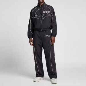 Men's Windbreaker <b>Tracksuit</b> Solid Color Sporty Fitness Wear 100% Cotton Fleece Fabric Lightweight Breathable Quick Dry - Product Image 4