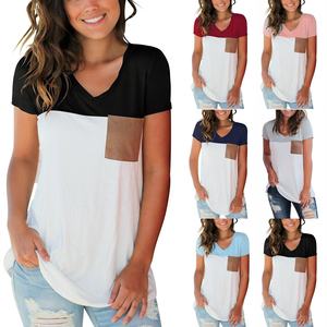 Hot Selling Women's Formal <b>T</b> <b>Shirts</b> Outdoor Casual Wear High Quality Cotton Front <b>Pocket</b> <b>Shirt</b> Quick Dry Fitness <b>Shirts</b> - Product Image 6