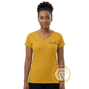 Camiseta Casual con Cuello en V para Mujer, Sigma Gamma Rho, Ropa de Sororidad, Ecológica, Transpirable, de Algodón Jersey, para Verano - Product Image 1
