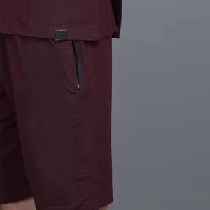 Meilleures ventes, T-shirt d'été pour homme personnalisable OEM, ensemble court, 100% coton, séchage rapide, streetwear, couleur unie, ensemble de shorts de haute qualité - Product Image 5