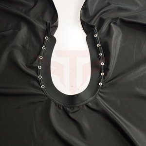 Capa de Peluquería Extra Grande Resistente al Agua, Color Gris Oscuro, Delantal para Salón de Belleza y Barbería - Product Image 2