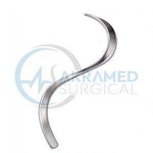 Juego de Instrumentos Quirúrgicos Retractores Manuales en Forma de S de Acero Inoxidable Premium, Herramienta de Retracción de Tejido para Cirugía General - Product Image 1