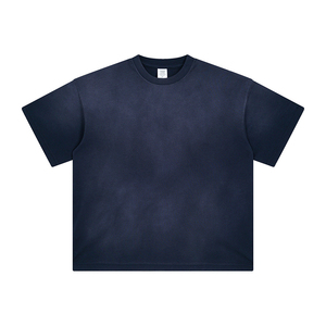 เสื้อยืดพิมพ์ลายสไตล์วินเทจสำหรับผู้ชายและผู้หญิง  ผ้าสโตนวอช  โลโก้แบบกำหนดเอง  ลายพิมพ์แบบดิสเทรส  โลโก้ด้านหน้า  เหมาะสำหรับกิจกรรมกลางแจ้ง - Product Image 6