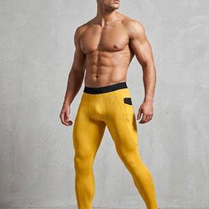 Durable Athletic Training Apparel Men Compression <b>Tights</b> For Running Gym Workout And Sports Activities - Product Image 4