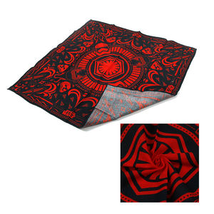 Foulard Bandana Hysaf Apparels pour Femmes et Filles, 100% Coton, Respirant, Motif Paisley Ethnique, Couleurs Rouge Bleu Orange, Pas Cher - Product Image 3