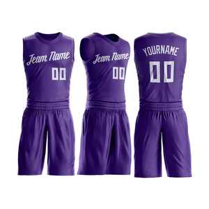 Customized Adult's Basketball Jersey Short Sets Solid Color Moisture-Wicking Custom <b>Name</b> Number Basketball Wear Kits - Product Image 1