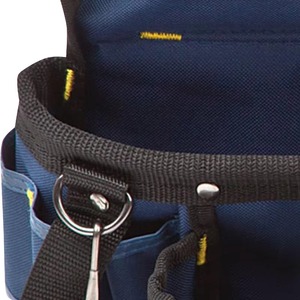 Blue Dual-Pocket <b>Tool</b> Belt With Multiple Storage Pockets And Adjustable Strap For Electrician And <b>Carpenter</b> Use - Product Image 5