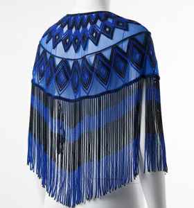 Poncho en polyester respirant 100 % fait main avec perles, idéal pour les fêtes, les mariages et un usage quotidien, directement de l'usine à prix d'usine - Product Image 2