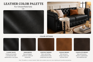 Premium Genuine Leather <b>Sofa</b> <b>Bed</b> Durable Construction Timeless Design for Living Room Bedroom School Park Commercial Spaces - Product Image 5