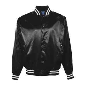 Chaquetas Varsity de Cuero para Hombre Tallas Grandes, Chaquetas Varsity al por Mayor, Chaqueta Varsity de Cuero con Logotipo Personalizado, Chaqueta Varsity de Cuero con Letras Lisas para Hombre - Product Image 3