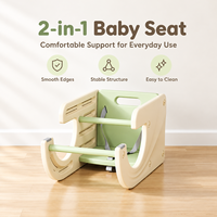 Chaise haute de voyage compacte pour bébé avec poignée de transport, fixation sécurisée au table pour restaurant et maison, chaise haute à clipser pour l'alimentation