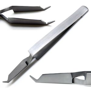 Professional Dental Orthodontic <b>Bracket</b> Placement Tweezer Narrow End De-Bonding Stainless Steel Orthodontic Instrument - Product Image 1