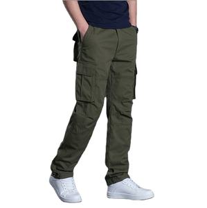 Pantalon de travail multi-poches pour hommes, style streetwear, décontracté, cargo, pour la mode masculine - Product Image 4