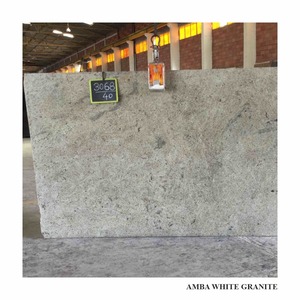 Premium Viscon <b>White</b> Granite Slabs Polished Natural Stone Countertops Bulk Export Manufacturer India - Product Image 4
