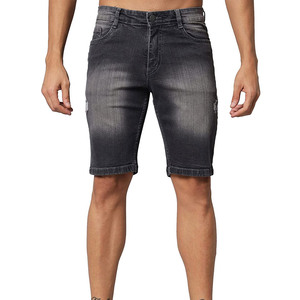 2026 Latest Style Knitted Solid Casual 100% Cotton <b>Jeans</b> Shorts Custom Color OEM Service Pakistan Manufactured for <b>Men</b> - Product Image 1