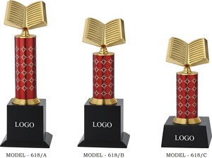 Premium Die Casting Metal <b>Trophy</b> with Gold Chrome Finish Corporate/Geometric Design Laser <b>Engraved</b> for Sports Events - Product Image 3