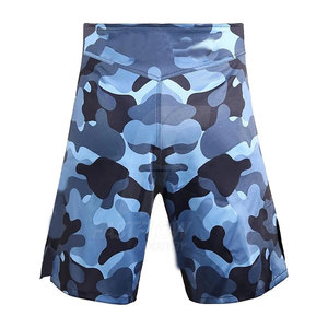Pantalones Cortos de MMA Duraderos, de Secado Rápido y Transpirables, con Cintura Elástica y Movimiento Flexible para Boxeo, Corte Regular Personalizado, Poliéster/Nailon - Product Image 2