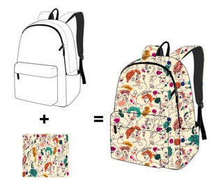 Mochilas Escolares de Diseño de Alta Calidad, Impermeables, de Fieltro No Tejido, Estilo Preppy, con Logotipo Personalizable, Ligeras, Unisex - Product Image 2