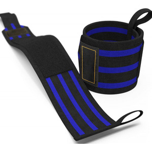 Bande de soutien pour poignet de musculation élastique avec logo personnalisé, fermeture à boucle/aimant, sangle de gym unisexe de haute qualité - Product Image 5