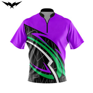 Camisetas de Boliche Personalizadas de Manga Corta - Alta Calidad, Unisex, Elásticas en Cuatro Direcciones, Secado Rápido, Ecológicas, Sublimadas, Venta al Por Mayor - Product Image 5