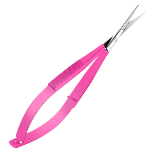 Ciseaux de manucure pour droitiers 5,5 pouces avec lames micro-fines extra-affûtées, ciseaux à ressort en acier inoxydable pour cuticules et ongles - Product Image 1