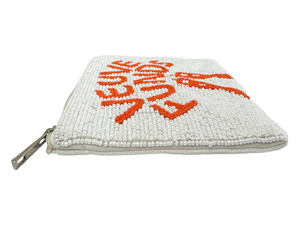 Bolsa de Mano con Cuentas de Moda Veuve Funds, Bolso de Mano Tipo Clutch Color Champán Hecho a Mano con Bordado Personalizado al por Mayor, Monedero con Cierre de Cremallera - Product Image 3