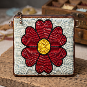 Handmade <b>Seed</b> Beads Beaded Coin Pouch Embroidery Fashion Design Stylish Beaded Embroidery Coin Pouch <b>Seed</b> Beads Mini <b>Storage</b> Bag - Product Image 3