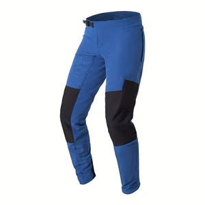 Pantalones de Ciclismo de Montaña para Hombre, Ligeros y Transpirables, de Poliéster y Algodón, Color Azul, Elásticos en 4 Direcciones, de Secado Rápido, Largo hasta la Rodilla - Product Image 1