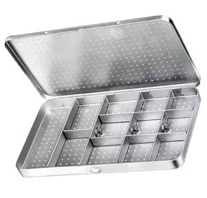 Professional High Quality Stainless-Steel Manual Sterilization Tray <b>Needle</b> <b>Case</b> Perforated Surgical Holloware Mahfooz Instrument - Product Image 5