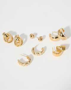 Custom Rope Door Knocker <b>Hoop</b> <b>Earring</b> 15mm Chunky Love Knot Statement Huggies Everyday Wear Jewelry Wholesale 14K 18K <b>Solid</b> Gold - Product Image 3