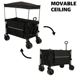 Vagón plegable personalizado para jardín y playa, carro plegable para acampar al aire libre, vagón plegable - Product Image 4