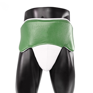 Protector Inguinal de Cuero Personalizado para Boxeo, MMA, Sparring, Protección Abdominal, Equipo de Protección para Artes Marciales, Venta al Por Mayor - Product Image 6