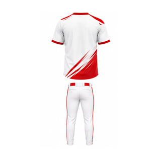 Ensemble d'uniformes de baseball haut de gamme, maillot et pantalon personnalisés sublimés pour les équipes, entraînement et matchs de compétition - Product Image 2